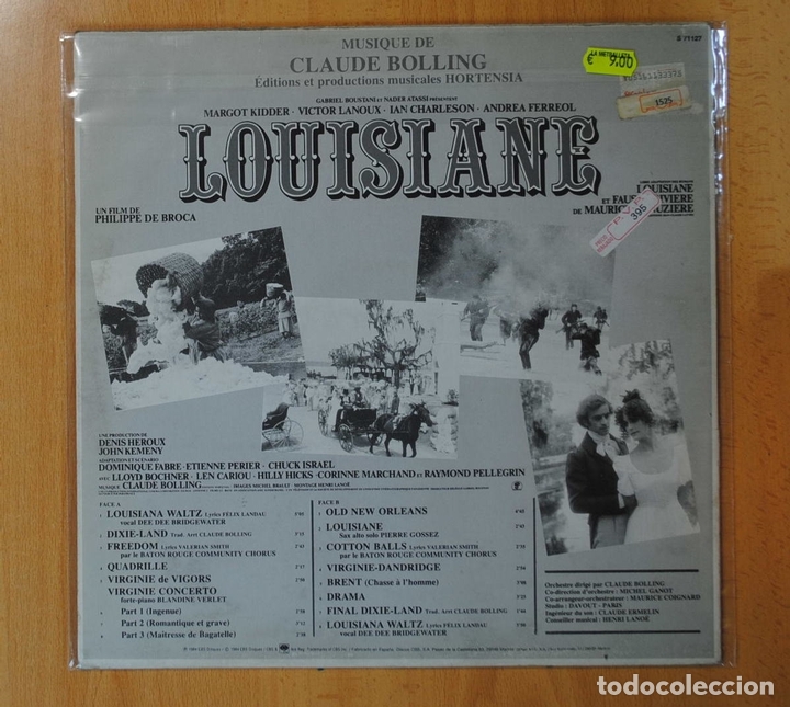Discos de vinilo: CLAUDE BOLLING - LOUISIANE - BSO - LP - Foto 2
