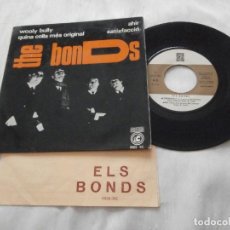 Discos de vinilo: THE BONDS 7 EP WOOLY BULLY + 3 TEMAS (1966) COVER BEATLES,STONES. EN CATALAN - BUENA CONDICION. Lote 147903302