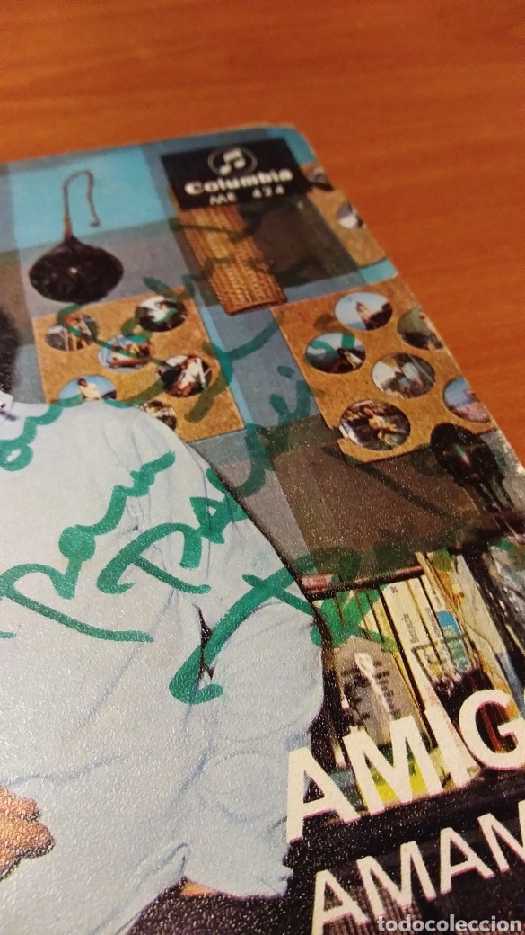 Discos de vinilo: RAFA, SINGLE DEDICADO y Firmado Amigo/Amame. - Foto 2