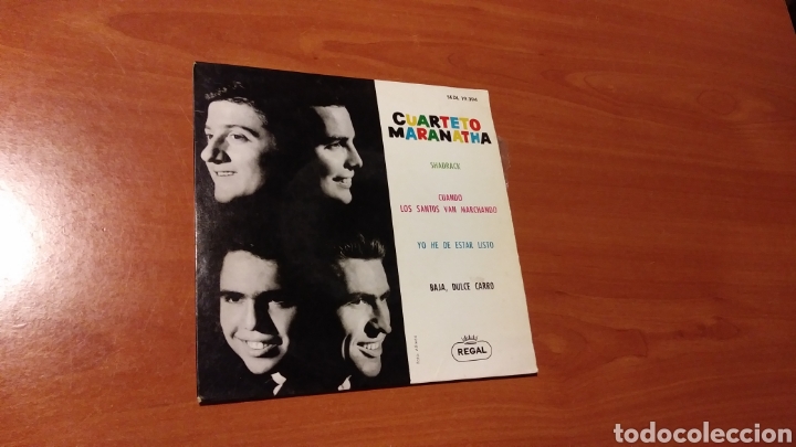 Discos de vinilo: Cuarteto Maranatha. EP Single . 1964. Shadrack + 3 - Foto 1