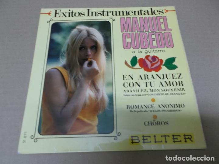 Discos de vinilo: MANUEL CUBEDO (EP) EXITOS INSTRUMENTALES A&Ntilde;O 1967 - Foto 1