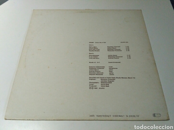 Discos de vinilo: Crash - Every Day A Trial (LP, Album) - Foto 2