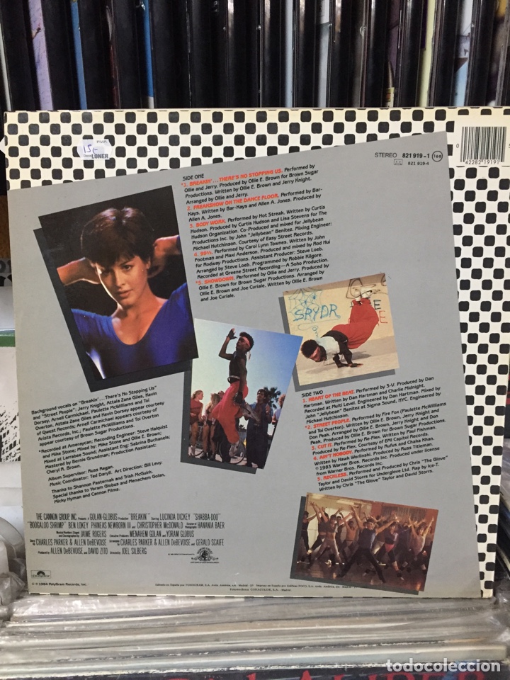 Discos de vinilo: Breakdance. Banda Sonora Original de la Pel&iacute;cula - Foto 2