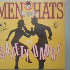 Discos de vinilo: MEN WITHOUT HATS THE SAFETY DANCE STATIK RECORDS 1982 #. Lote 147974090