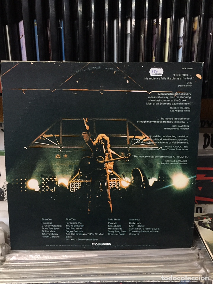 Discos de vinilo: Neil Diamond. Hot August Night - Foto 2