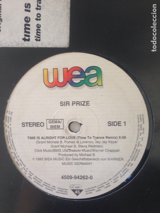 Discos de vinilo: SIR PRIZE - Foto 2