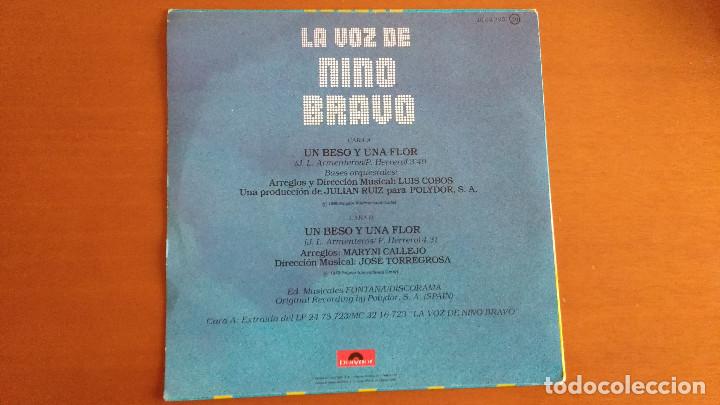 Discos de vinilo: Single LA VOZ DE NINO BRAVO, nueva versi&oacute;n - Foto 2