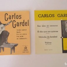 Discos de vinilo: DOS EP DE CARLOS GARDEL - ODEON. Lote 148035834