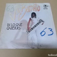 Discos de vinilo: J.C. BARRETO (SN) SAY WAHT YOU FEEL AÑO 1981