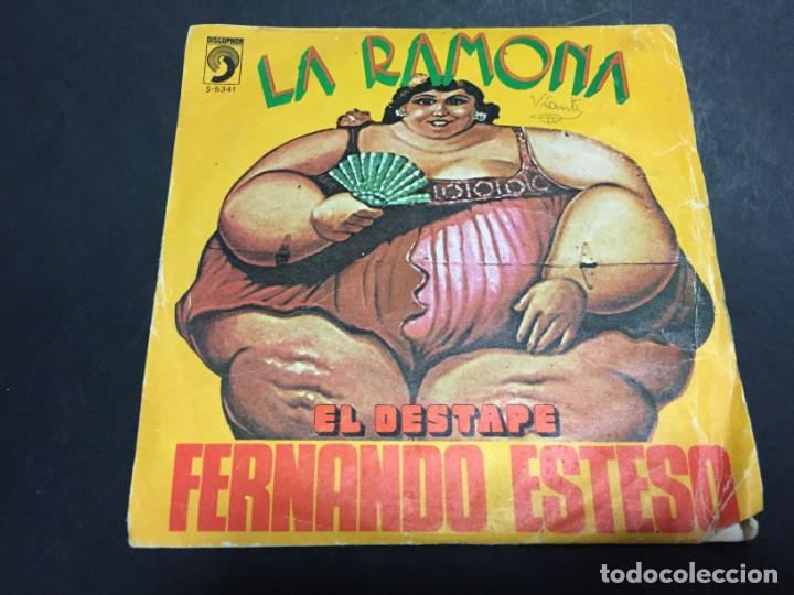 Discos de vinilo: FERNANDO ESTESO LA RAMONA EL DESTAPE SINGLE VINILO - Foto 2