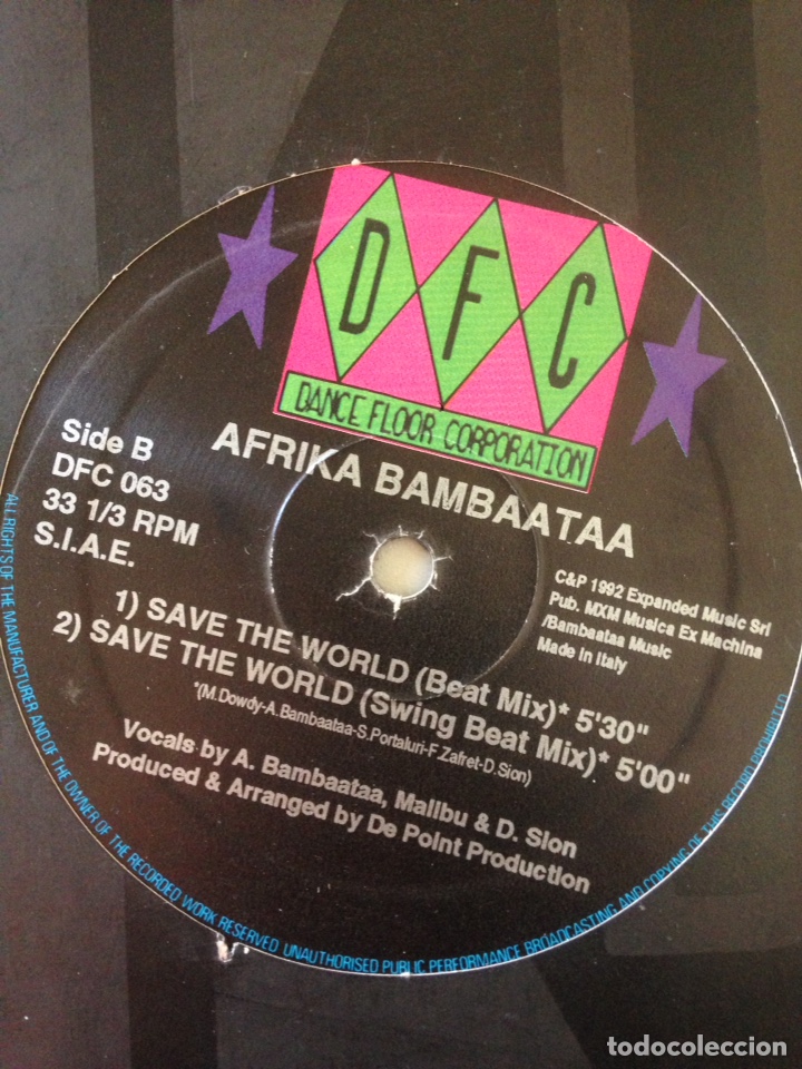 Discos de vinilo: AFRIKA BAMBAATAA - Foto 2