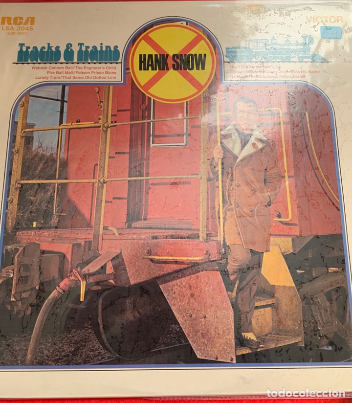 Discos de vinilo: Hank Snow - Tracks and trains - Foto 1