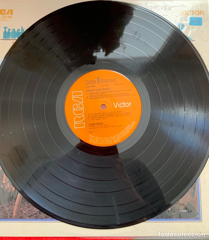 Discos de vinilo: Hank Snow - Tracks and trains - Foto 3
