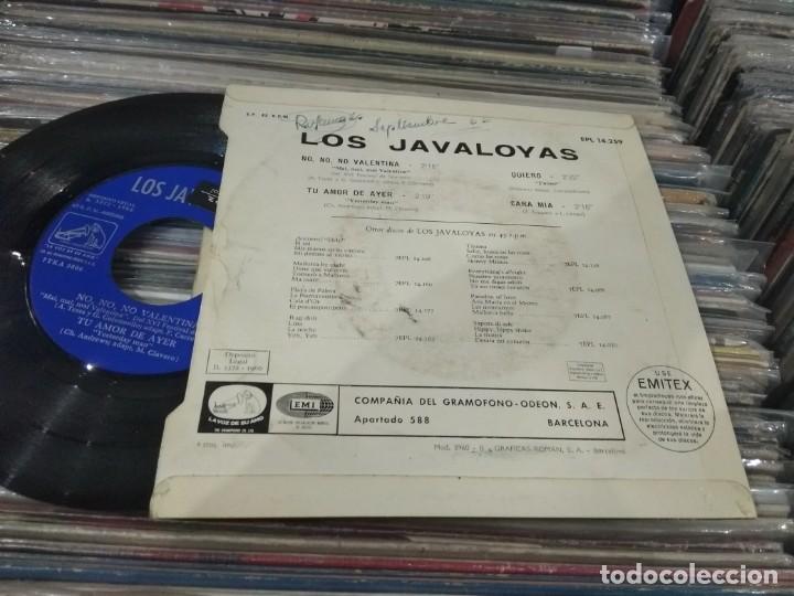 Discos de vinilo: EP los javaloyas  tu amor de ayer - Foto 2