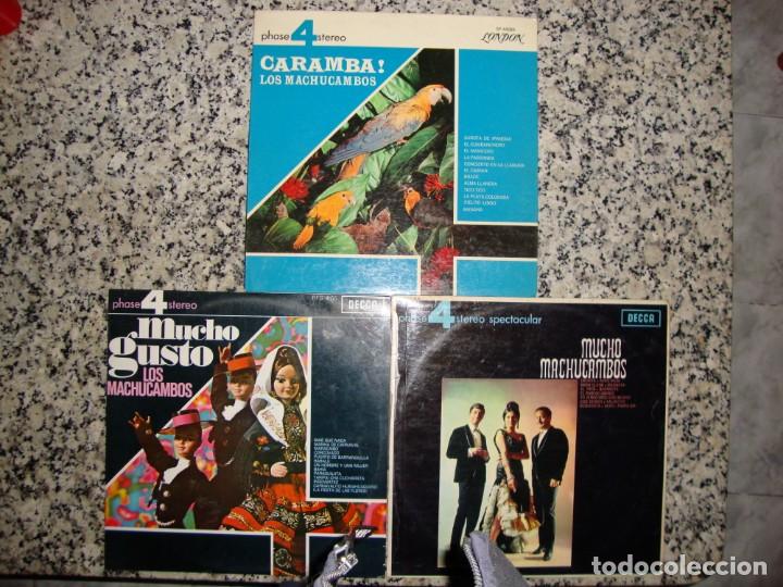 Discos de vinilo: LOS MACHUCAMBOS. Lote 3 LPS - Foto 1