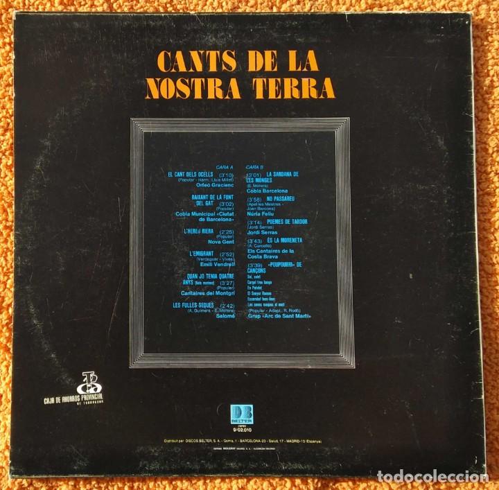 Discos de vinilo: Vinilo LP: Cants de la nostra terra, 1982 - Foto 4