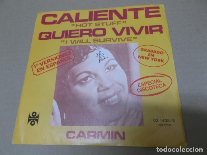 Discos de vinilo: CARMIN (SN) CALIENTE A&Ntilde;O 1979 - Foto 1