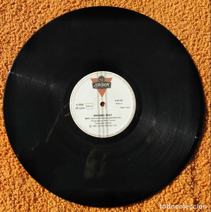 Discos de vinilo: Vinilo LP: Bronski Beat - Why?, Single Espa&ntilde;a - 1984 - Foto 2