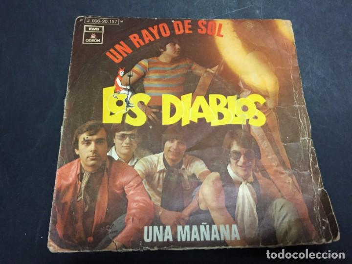 Discos de vinilo: SINGLE VINILO LOS DIABLOS UN RAYO DE SOL UNA MA&Ntilde;ANA - Foto 1