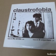 Discos de vinilo: CLAUSTROFOBIA (SN) NO OLVIDO AÑO 1993 - PROMOCIONAL