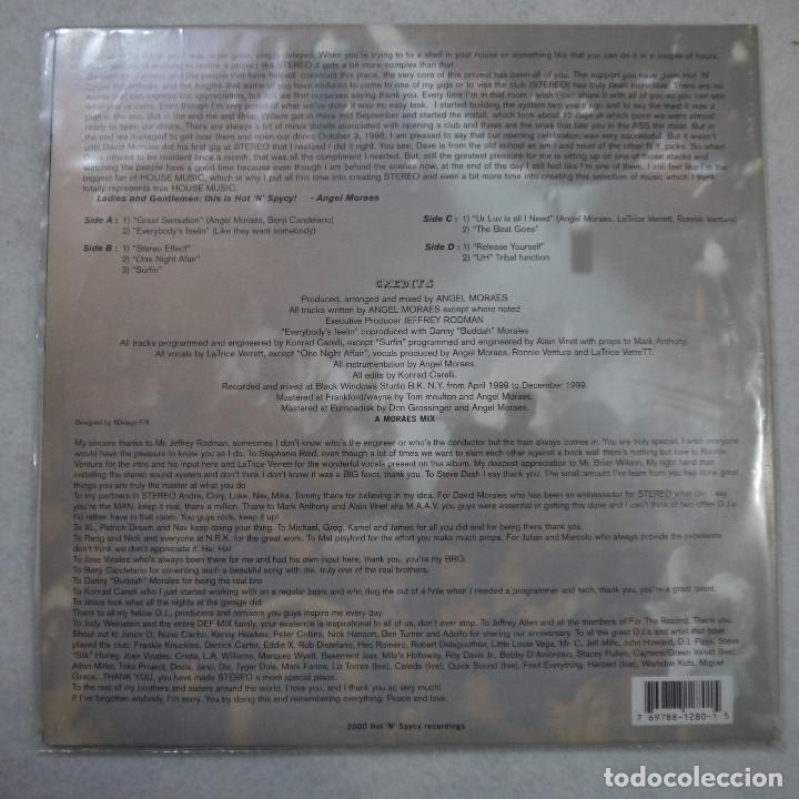 Discos de vinilo: ANGEL MORAES - BACK FROM STEREO - 2 LPS 2000 - Foto 2