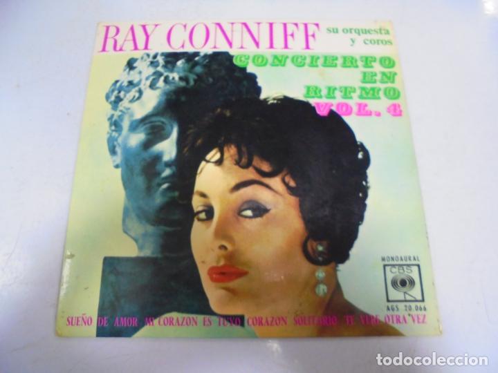 Discos de vinilo: SINGLE. RAY CONNIFF, SU ORQUESTA Y COROS. CONCIERTO EN RITMO. VOL.4. CBS - Foto 1