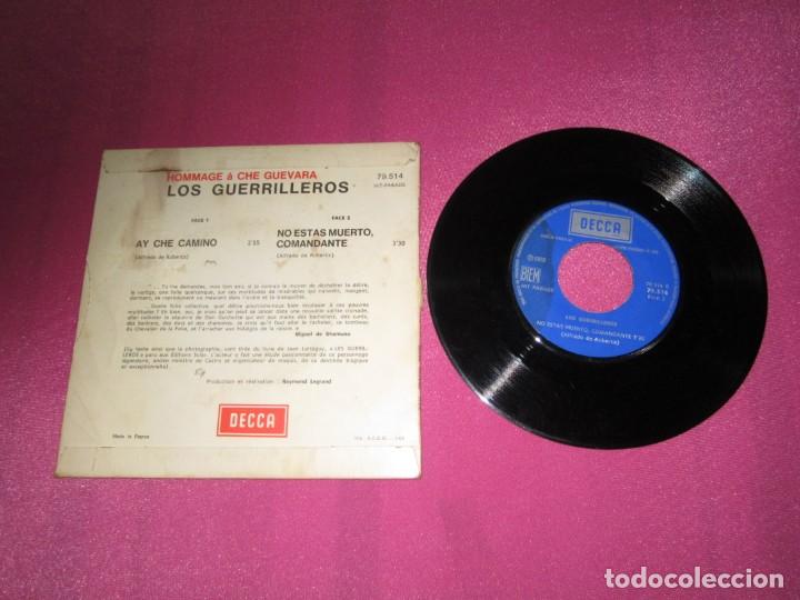 Discos de vinilo: LOS GUERRILLEROS - HOMMADE A CHE GUEVARA SINGLE - Foto 2