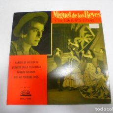 Discos de vinilo: SINGLE. MIGUEL DE LOS REYES Y SU CONJUNTO GITANO. RAMITO DE MEJORANA. 1958. Lote 148415286