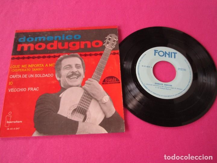 Discos de vinilo: DOMENICO MODUGNO - QUE ME IMPORTA A MI 1964 EP - Foto 2