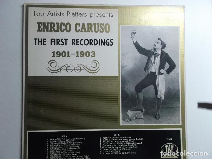 enrico caruso the first recordings 1901 190 Buy LP vinyl