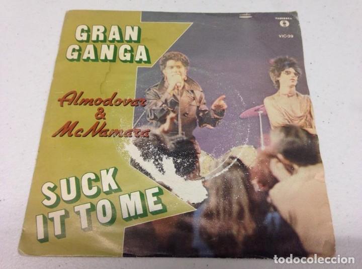 Disques de vinyle: Almodovar & McNamara.-Gran Ganga / Suck It To Me -SINGLE PROMO EDITADO EN 1982