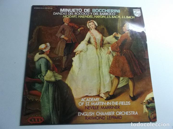 Discos de vinilo: MINUETO DE BOCCHERINI - Danzas del Rococo y del Barroco (Philips) - Foto 1