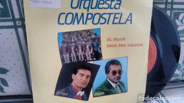 Discos de vinilo: SINGLE (VINILO) DE  ORQUESTA COMPOSTELA A&Ntilde;OS 80 - Foto 1