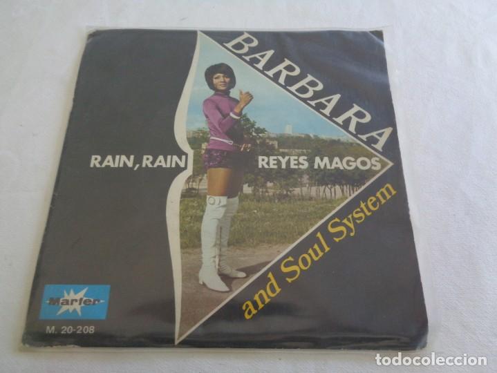 Discos de vinilo: BARBARA & SOUL SYSTEM (EN ESPA&Ntilde;OL) RAIN, RAIN / REYES MAGOS