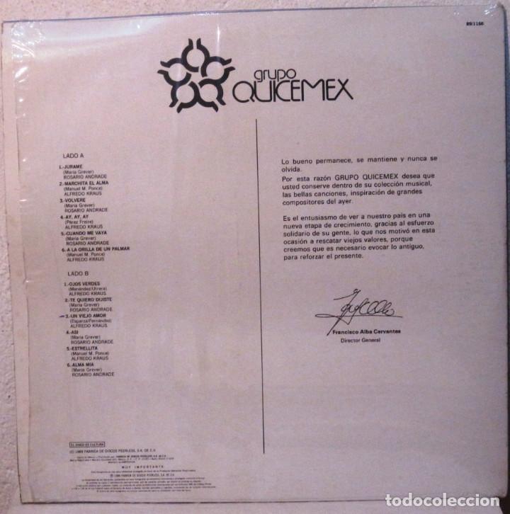 Discos de vinilo: GRUPO QUICEMEX - LP - Foto 2