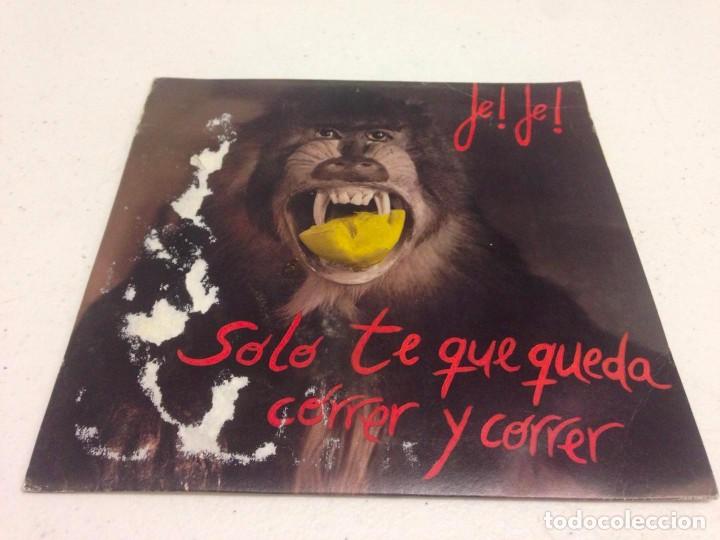 Discos de vinil: JE! JE!--Solo te queda correr y correr---ep promocional