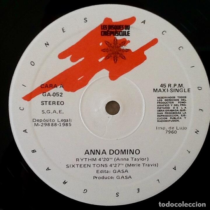 Discos de vinilo: ANNA DOMINO : RYTHM [GASA - ESP 1985] 12 - Foto 3