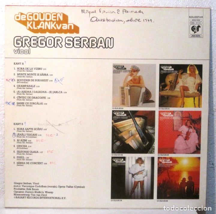 Discos de vinilo: GREGOR SERBAN - GOUDEN KLANK - LP - Foto 2