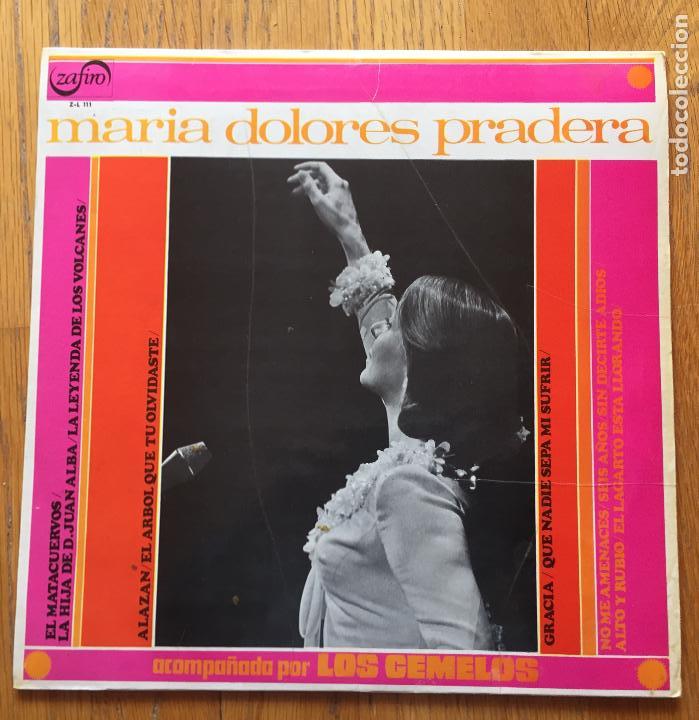 Discos de vinilo: MARIA DOLORES PRADERA,Acompa&ntilde;ado de los Gemelos - Foto 1