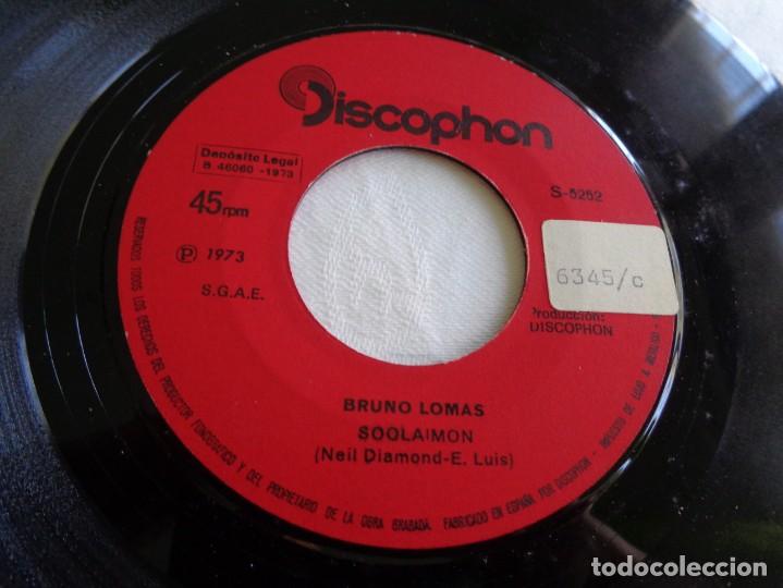 Discos de vinilo: BRUNO LOMAS - SOOLAIMON / ROCK DE LA PRISION - DISCOPHON 1973 - Foto 4