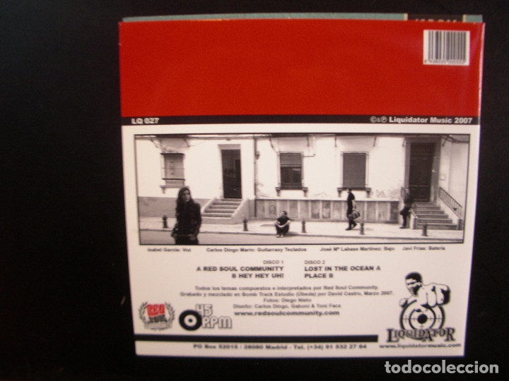 Discos de vinilo: RED SOUL COMMUNITY- PUMP REGGAE. DOBLE SINGLE. - Foto 2