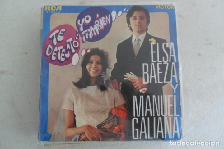 Vinyl records: ELSA BAEZA Y MANUEL GALIANA - TE DETESTO... YO TAMBIEN 1970