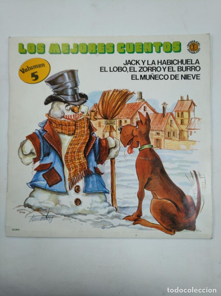 Vinyl records: LOS MEJORES CUENTOS VOL. VOLUMEN 5 LP. JACK Y LA HABICHUELA. EL LOBO, EL ZORRO Y EL BURRO. TDKLP15