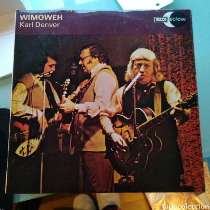 Discos de vinilo: Karl Denver - Wimoweh (Decca Eclipse, UK, 1974) - Foto 1