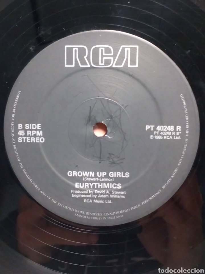 Discos de vinilo: Eurythmics. There must be an Angel . Maxi Single ed. Inglesa - Foto 5