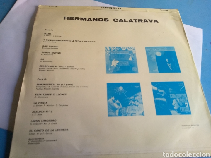 Discos de vinilo: Disco Hermanos Calatrava (vergara) - Foto 3