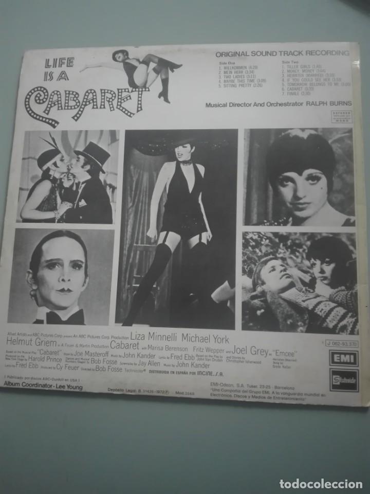 Discos de vinilo: CABARET 1972 EMI ODEON# - Foto 2