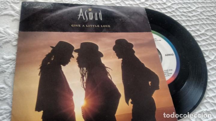 Discos de vinilo: SINGLE (VINILO) DE  ASWAD A&Ntilde;OS 80 - Foto 1