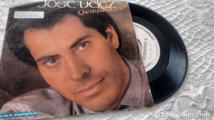 Discos de vinilo: SINGLE (VINILO) DE  JOSE VELEZ A&Ntilde;OS 80 - Foto 1