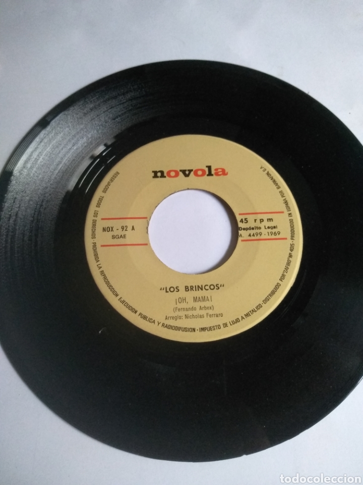 Discos de vinilo: Disco Peque&ntilde;o Brincos a&ntilde;o 1969 - Foto 2